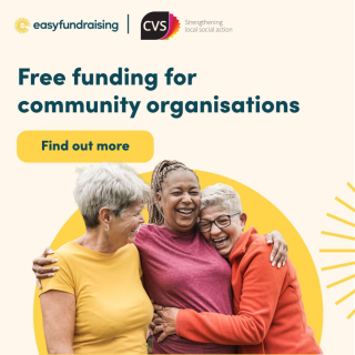 easyfundraising find out more pictures - caption free funding for community organisations. picture of three ladies happy and hugging